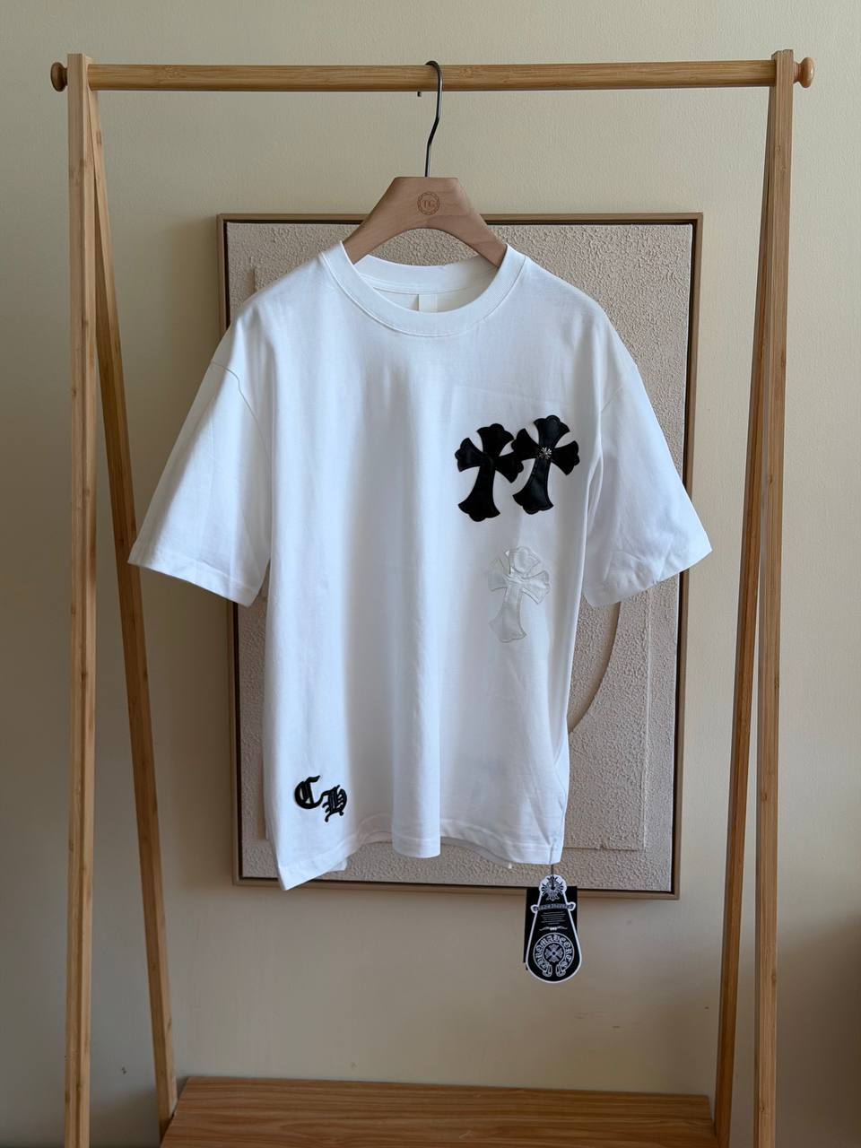 Chrome Hearts Multi Cross Patch Tee – White