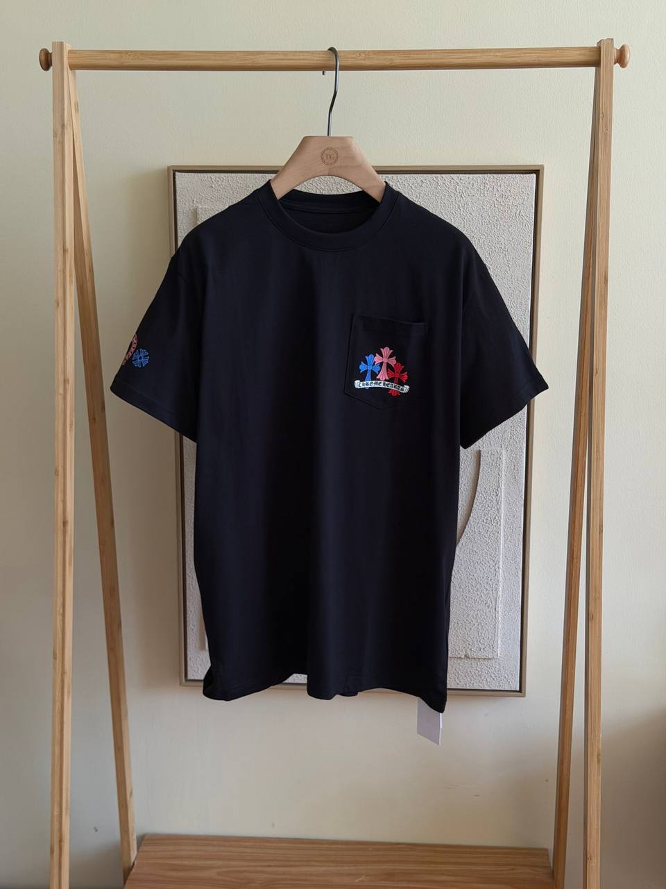 Chrome Hearts Multi Cross Pocket Tee – Navy