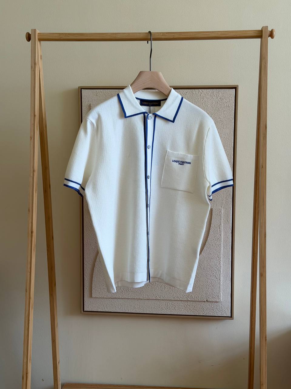 Louis Vuitton Waffle Knit Polo Shirt