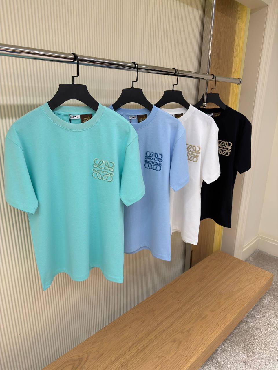 Loewe Anagram Embroidered T-Shirt