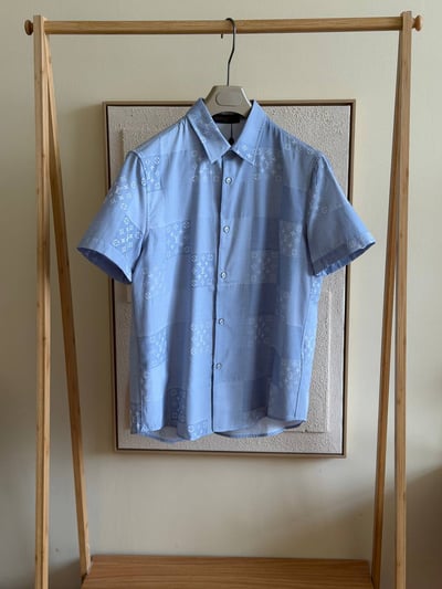 Louis Vuitton Patchwork Jacquard Short-Sleeved Shirt