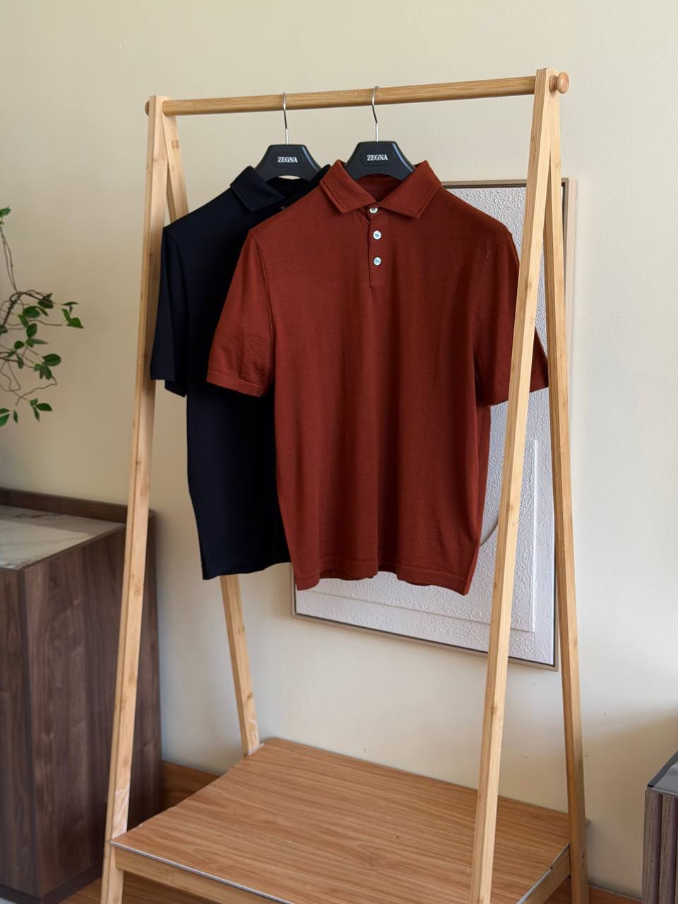 Zegna Fine Wool Polo Shirt