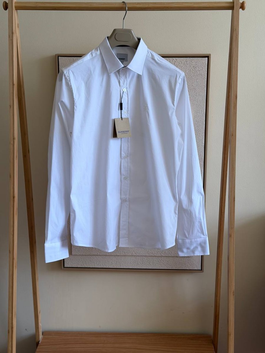 Burberry Check Cuff Poplin Shirt