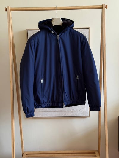 Loro Piana Windmate Hooded Bomber Jacket