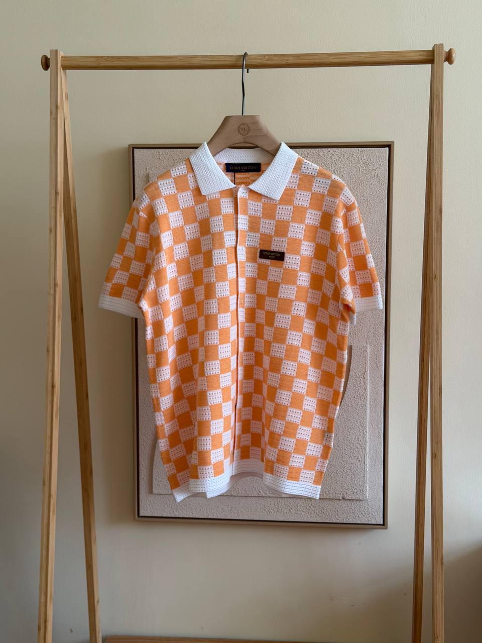 Louis Vuitton Damier Crochet Knit Polo