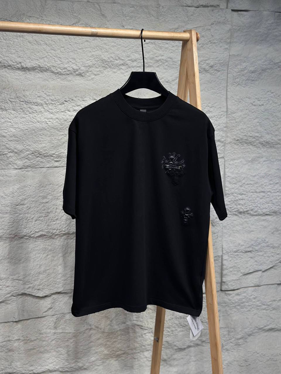 Chrome Hearts Multi Cross Patch T-Shirt — Black