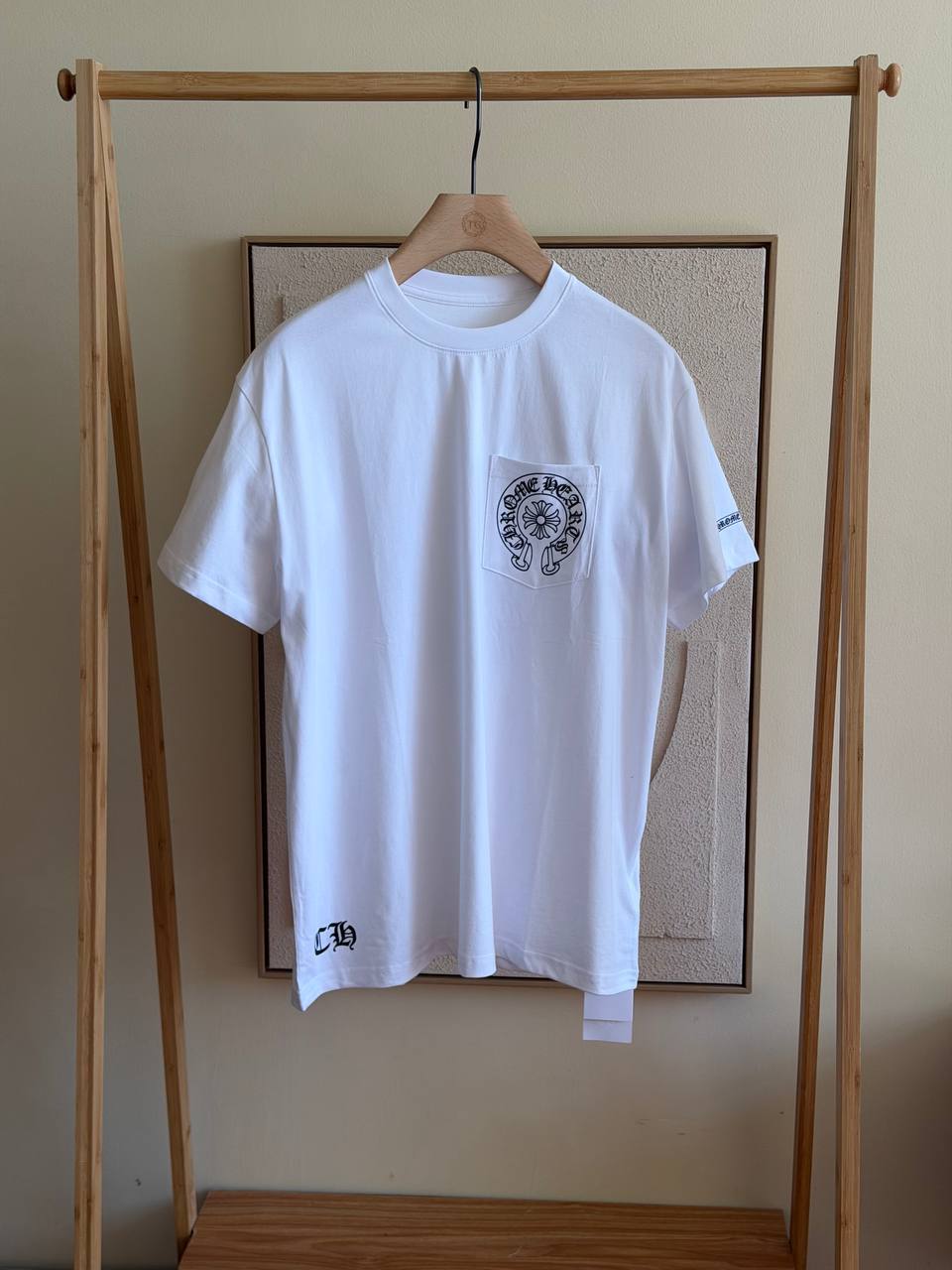 Chrome Hearts Horseshoe Pocket Tee – White