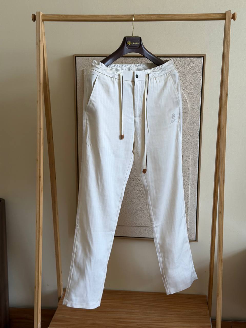 Loro Piana Linen Drawstring Pants