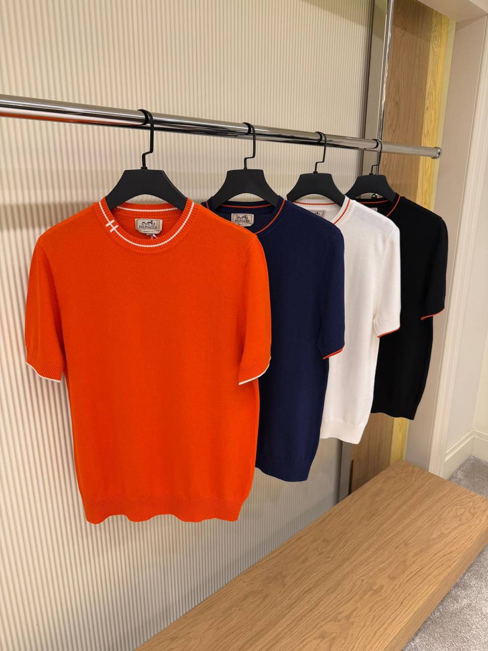 Hermes H Knit Short-Sleeve T-Shirt