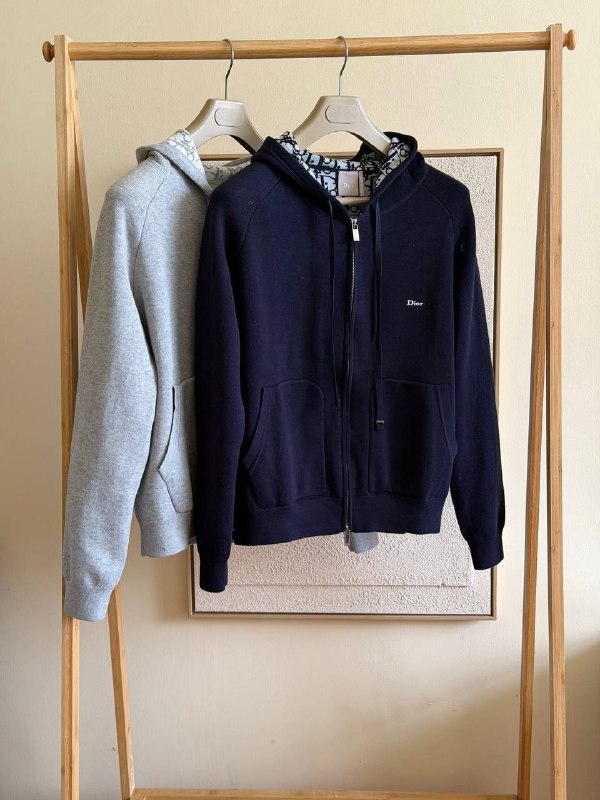 Dior Oblique-Lined Zip Hoodie II