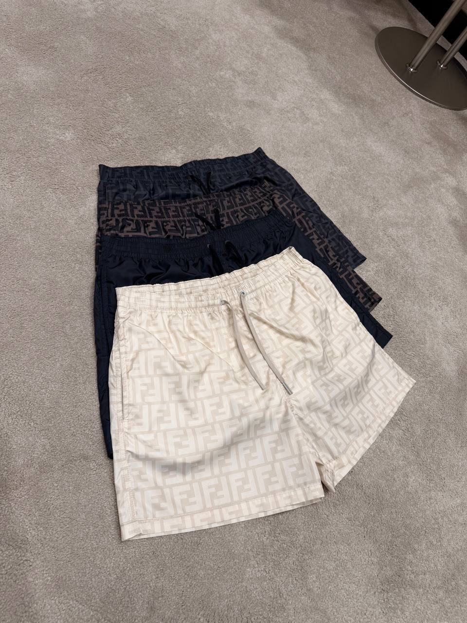Fendi FF Monogram Swim Shorts