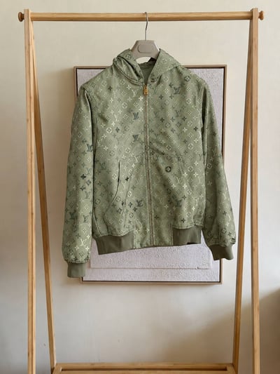 Louis Vuitton Monogram Embellished Hooded Blouson