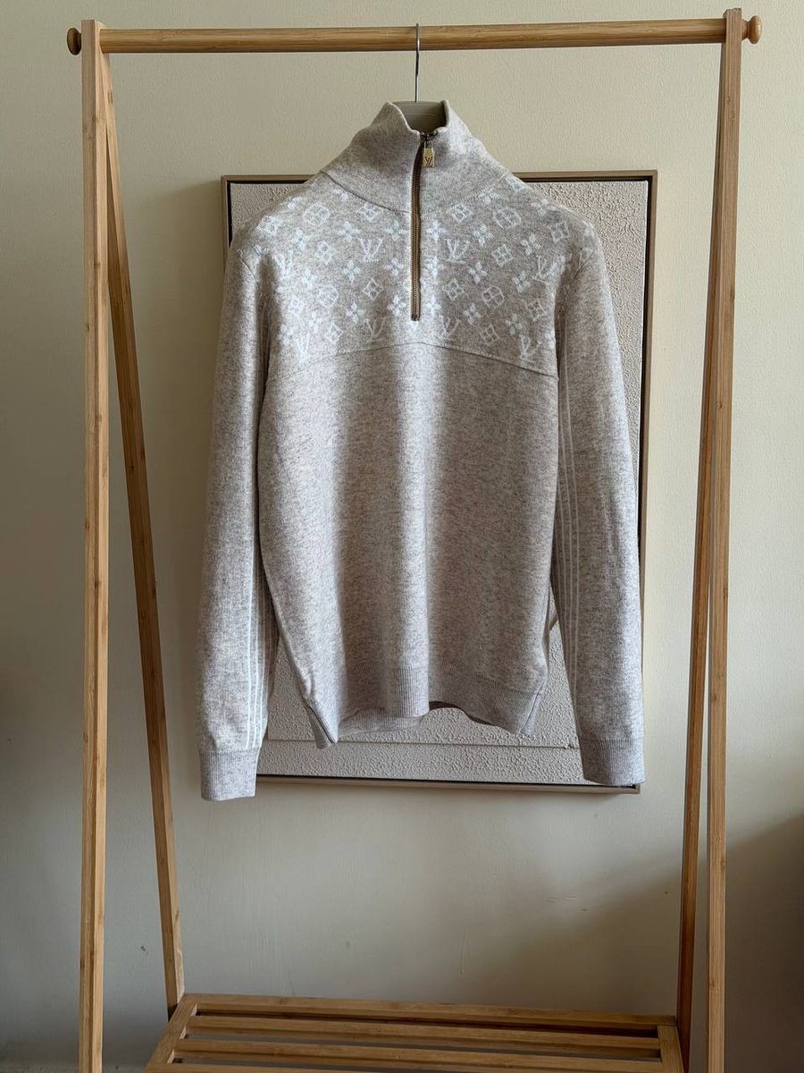 Louis Vuitton Monogram Half-Zip Sweater