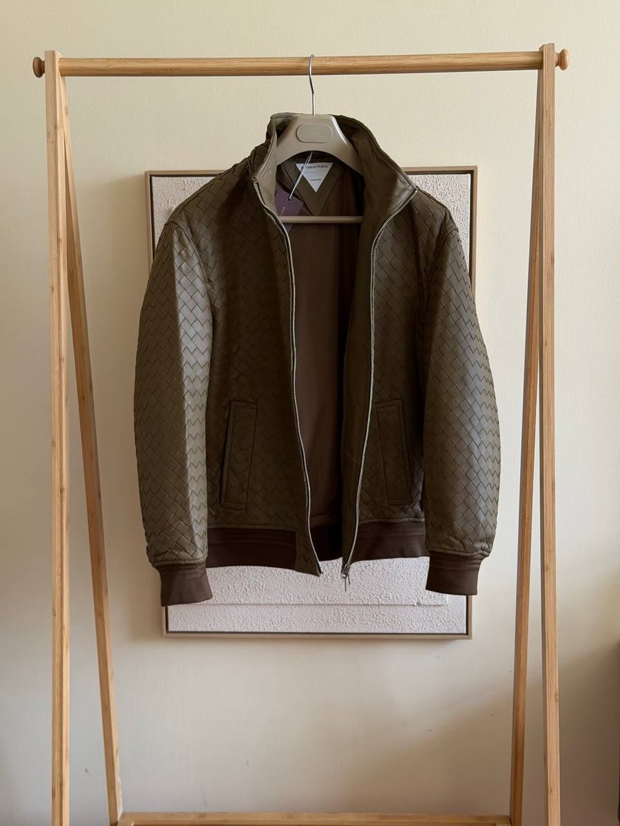 Bottega Veneta Intrecciato Leather Blouson