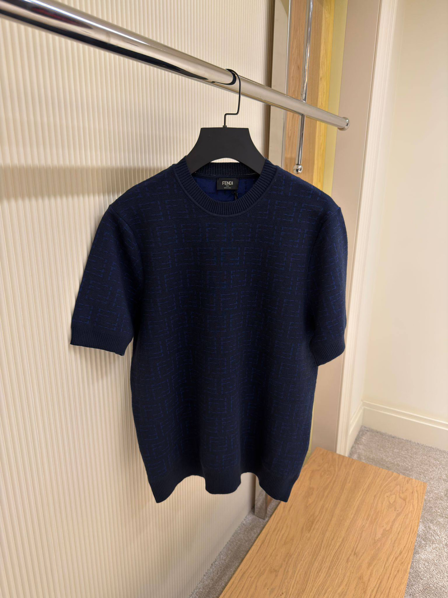 Fendi FF Jacquard Knit T-Shirt