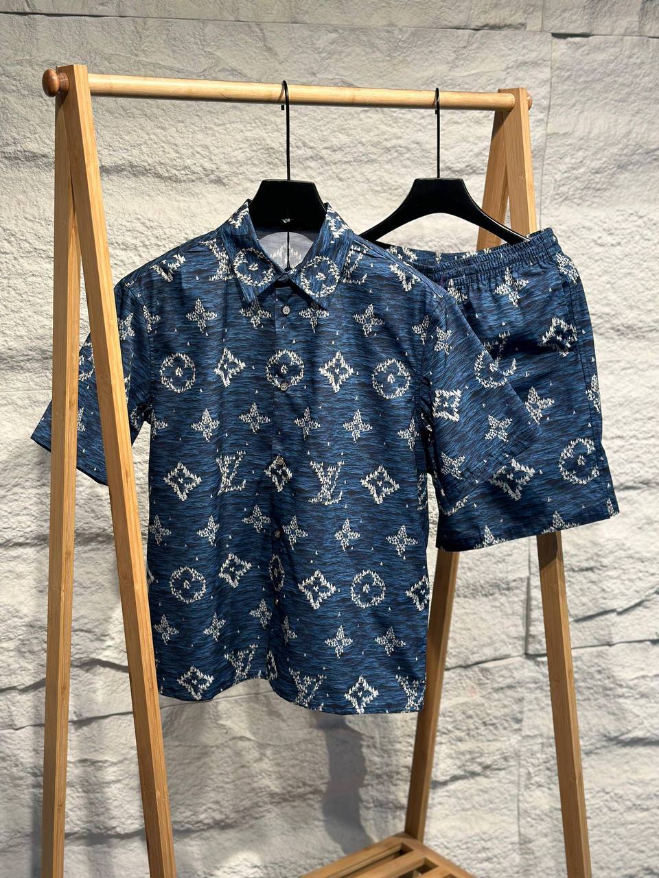 Louis Vuitton Monogram Shirt & Shorts Set